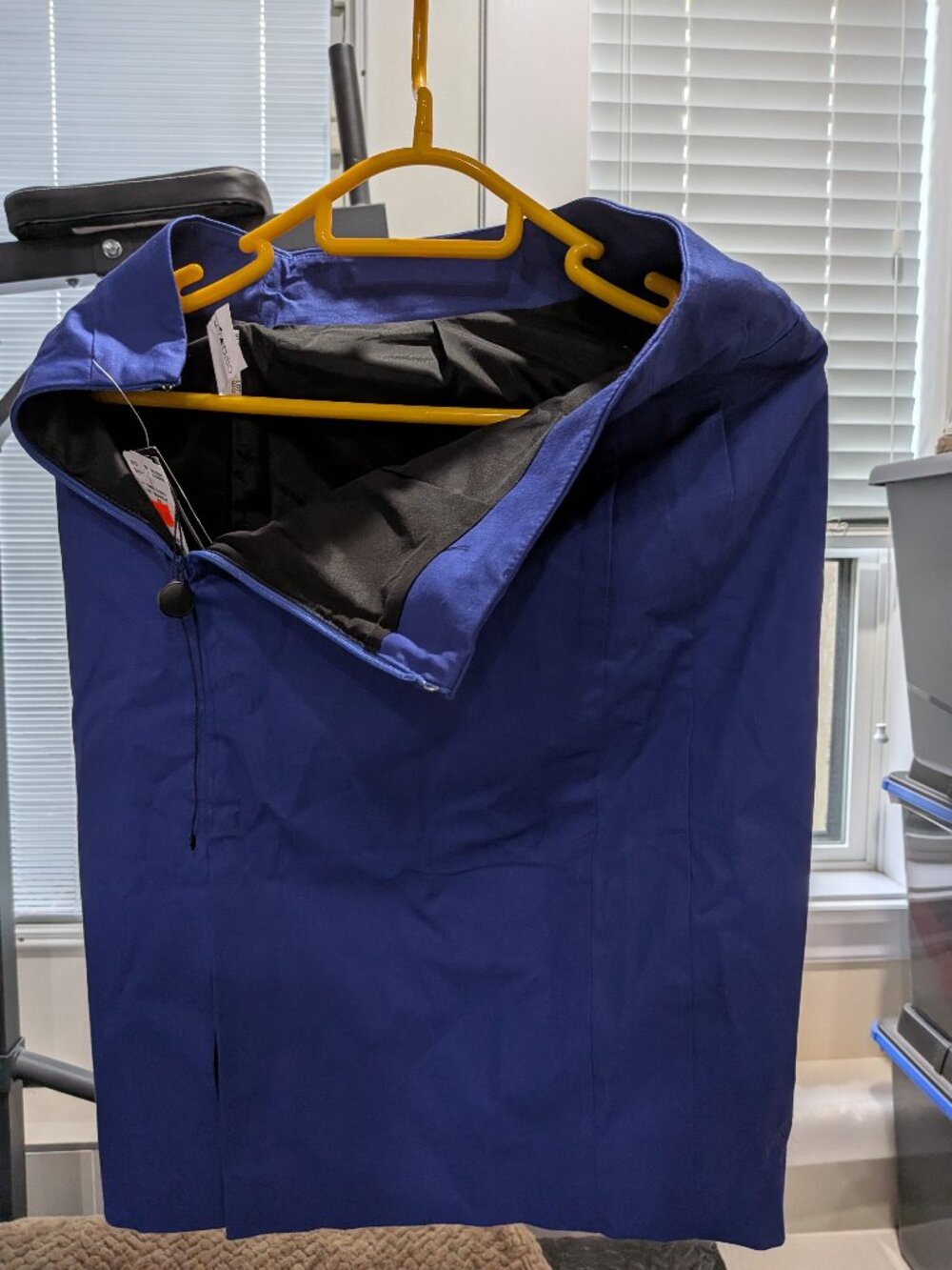 Le Château Lined Panel Pencil Skirt